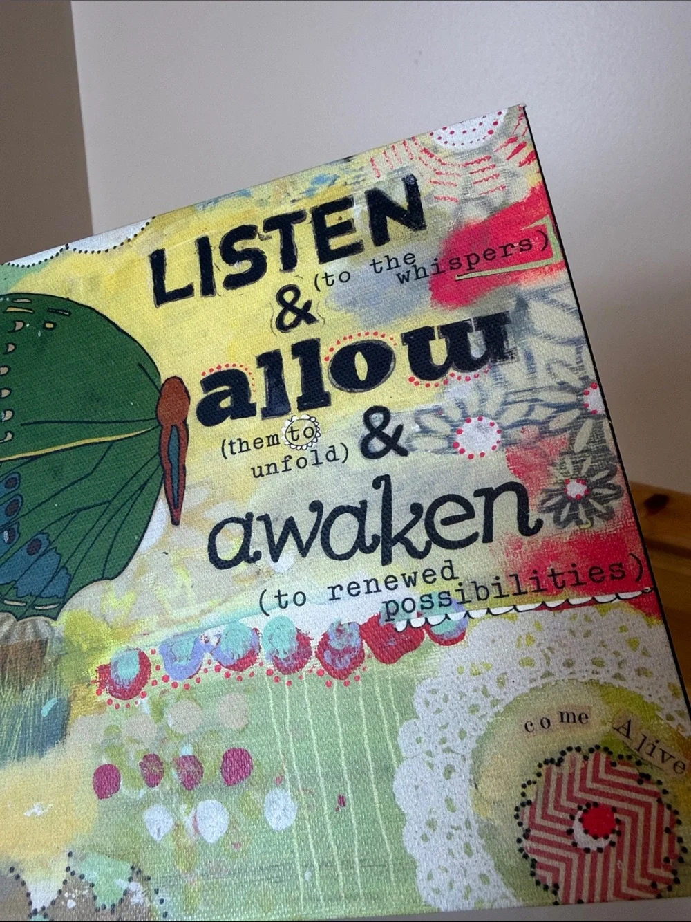 Kelly Rae Roberts | Inspirational Butterfly Canvas Wall Art